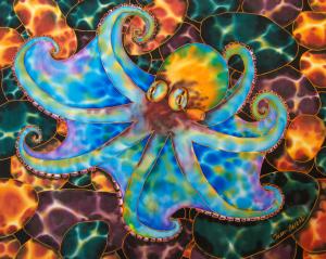 Silk Art Of Jean-baptiste       Caribbean Octopus